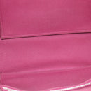 HERMES Kabak Elan PM Hand Bag Canvas Pink Auth bs36581-16