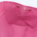 HERMES Kabak Elan PM Hand Bag Canvas Pink Auth bs36581-17