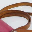 HERMES Kabak Elan PM Hand Bag Canvas Pink Auth bs36581-8