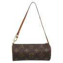 LOUIS VUITTON Monogram Papillon Pouch LV Auth bs36582-2