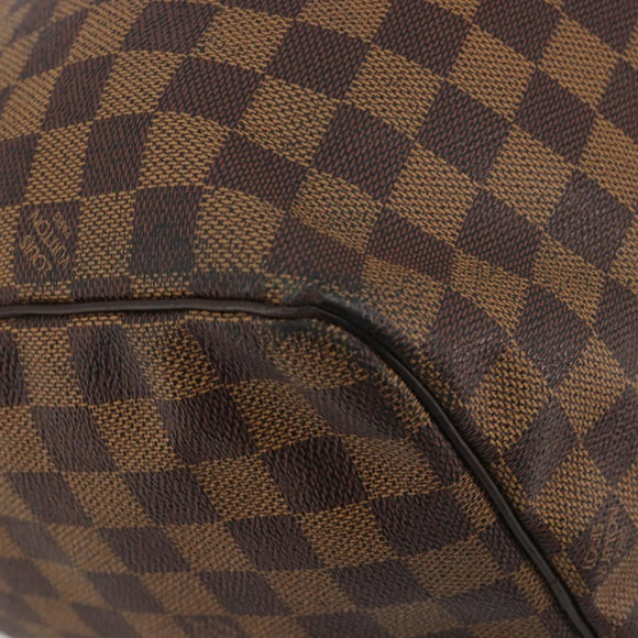 LOUIS VUITTON Damier Ebene Speedy 35 Hand Bag N41363 LV Auth bs36583