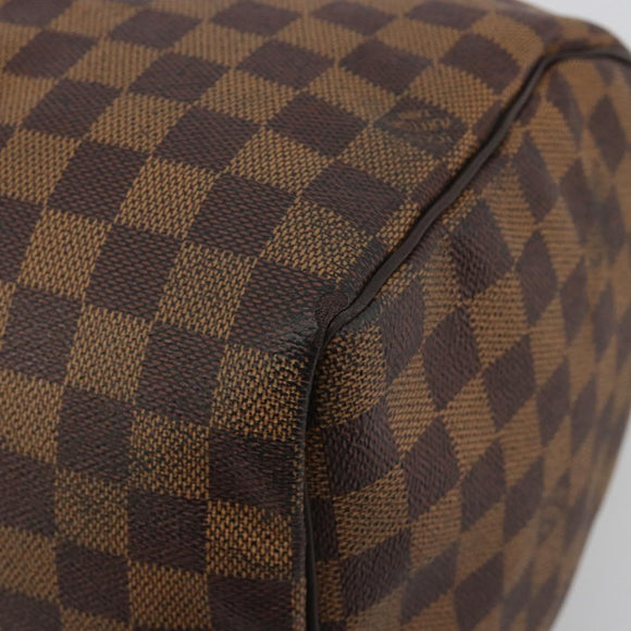 LOUIS VUITTON Damier Ebene Speedy 35 Hand Bag N41363 LV Auth bs36583