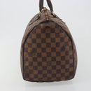 LOUIS VUITTON Damier Ebene Speedy 35 Hand Bag N41363 LV Auth bs36583-3