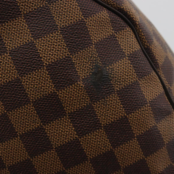 LOUIS VUITTON Damier Ebene Speedy 35 Hand Bag N41363 LV Auth bs36583