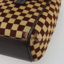 LOUIS VUITTON Damie Sovage Lion Hand Bag Black M92131 LV Auth bs36584-15