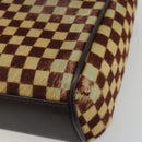 LOUIS VUITTON Damie Sovage Lion Hand Bag Black M92131 LV Auth bs36584-17