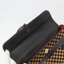 LOUIS VUITTON Damie Sovage Lion Hand Bag Black M92131 LV Auth bs36584-20