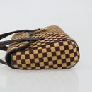LOUIS VUITTON Damie Sovage Lion Hand Bag Black M92131 LV Auth bs36584-5