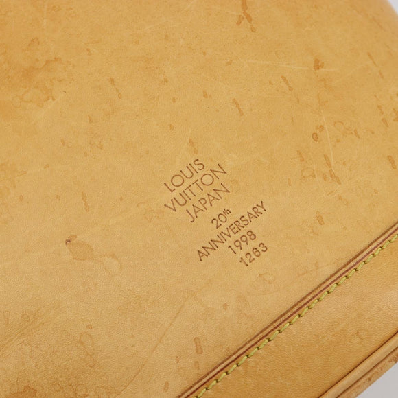 LOUIS VUITTON Nomad Male Ventiem Bag 20th anniversary Beige M99070 Auth bs36586