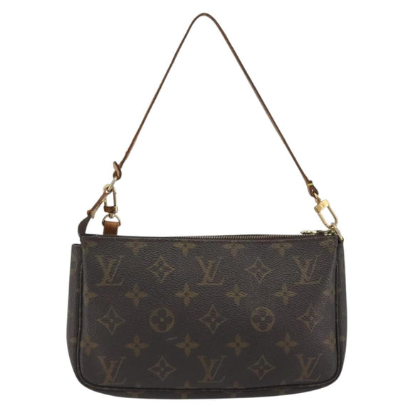 LOUIS VUITTON Monogram Pochette Accessoires Pouch M51980 LV Auth bs36587