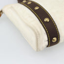 LOUIS VUITTON Antigua Cabas PM Tote Bag White Brown M40036 LV Auth bs36588-13
