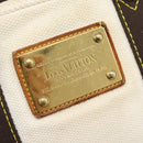 LOUIS VUITTON Antigua Cabas PM Tote Bag White Brown M40036 LV Auth bs36588-15
