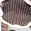 LOUIS VUITTON Antigua Cabas PM Tote Bag White Brown M40036 LV Auth bs36588-16