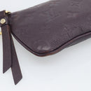 LOUIS VUITTON Monogram Empreinte Citadine PM Pouch Purple LV Auth bs36589-11