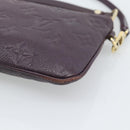 LOUIS VUITTON Monogram Empreinte Citadine PM Pouch Purple LV Auth bs36589-12