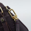 LOUIS VUITTON Monogram Empreinte Citadine PM Pouch Purple LV Auth bs36589-15