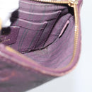 LOUIS VUITTON Monogram Empreinte Citadine PM Pouch Purple LV Auth bs36589-18