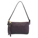 LOUIS VUITTON Monogram Empreinte Citadine PM Pouch Purple LV Auth bs36589-2
