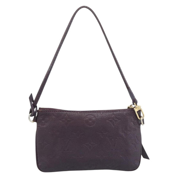 LOUIS VUITTON Monogram Empreinte Citadine PM Pouch Purple LV Auth bs36589