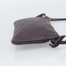 LOUIS VUITTON Monogram Empreinte Citadine PM Pouch Purple LV Auth bs36589-5