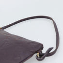 LOUIS VUITTON Monogram Empreinte Citadine PM Pouch Purple LV Auth bs36589-8