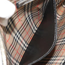 BURBERRY Briefcase Leather Black Silver Auth bs36590-12