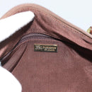Burberrys Nova Check Hand Bag PVC Beige Gold Auth bs36592-15