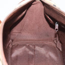 Burberrys Nova Check Hand Bag PVC Beige Gold Auth bs36592-18