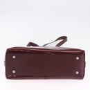 CARTIER Marcello de Cartier Hand Bag Patent leather 2way Bordeaux Auth bs36593A-11