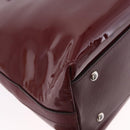CARTIER Marcello de Cartier Hand Bag Patent leather 2way Bordeaux Auth bs36593A-12