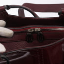 CARTIER Marcello de Cartier Hand Bag Patent leather 2way Bordeaux Auth bs36593A-16