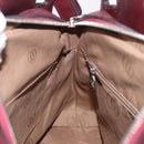 CARTIER Marcello de Cartier Hand Bag Patent leather 2way Bordeaux Auth bs36593A-20