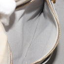 PRADA Canapa PM Hand Bag Canvas 2way Gray Gold Auth bs36595-25