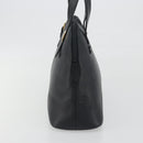 BURBERRY Hand Bag Leather Black Gold Auth bs36597-3