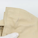 LOEWE Anagram Shoulder Bag Leather Ivory Gold Auth bs36600-11