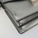 PRADA Shoulder Bag Saffiano leather Silver Auth bs36601-16