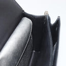 PRADA Shoulder Bag Saffiano leather Silver Auth bs36601-23