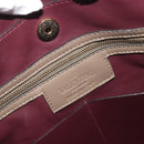 VALENTINO Studs Tote Bag Brown Gold Auth bs36602-18