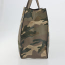 VALENTINO Studs Tote Bag Brown Gold Auth bs36602-3