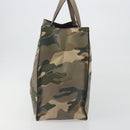 VALENTINO Studs Tote Bag Brown Gold Auth bs36602-4