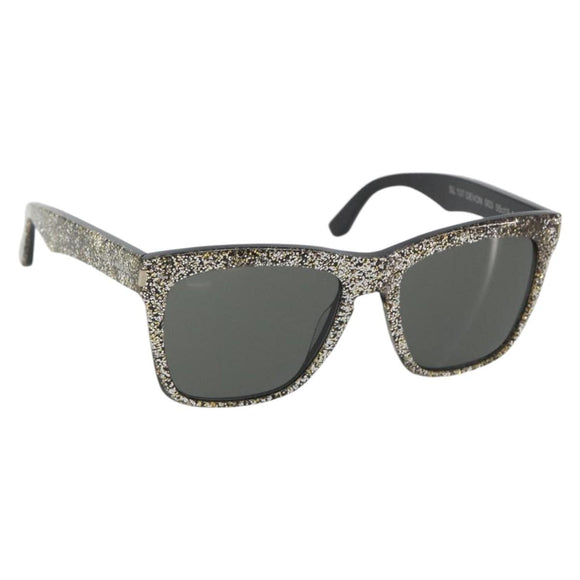 SAINT LAURENT Sunglasses plastic Black Auth bs36603