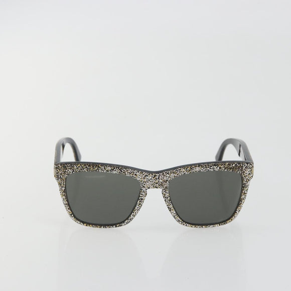 SAINT LAURENT Sunglasses plastic Black Auth bs36603