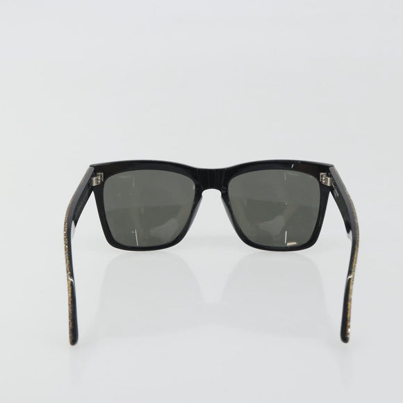 SAINT LAURENT Sunglasses plastic Black Auth bs36603