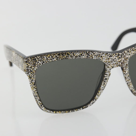SAINT LAURENT Sunglasses plastic Black Auth bs36603