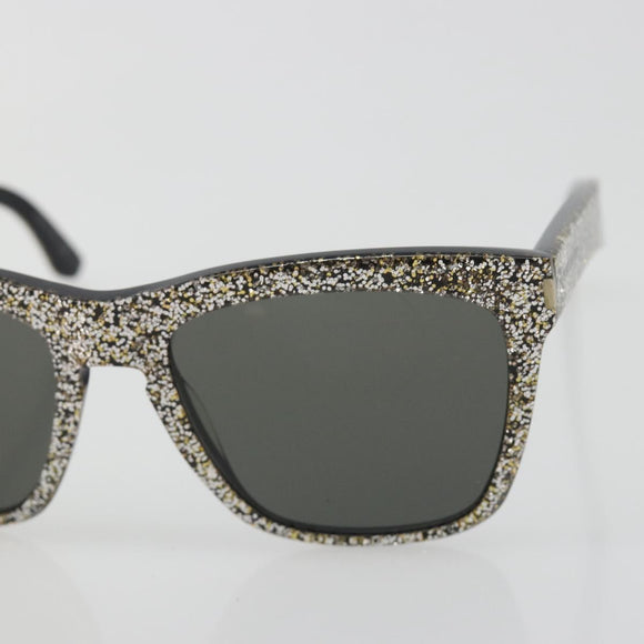 SAINT LAURENT Sunglasses plastic Black Auth bs36603