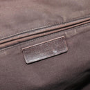 SAINT LAURENT Muse Tote Bag Canvas Beige Gold Auth bs36606-18