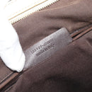 SAINT LAURENT Muse Tote Bag Canvas Beige Gold Auth bs36606-24