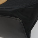 Salvatore Ferragamo Tote Bag Nylon Brown Silver Auth bs36608A-9