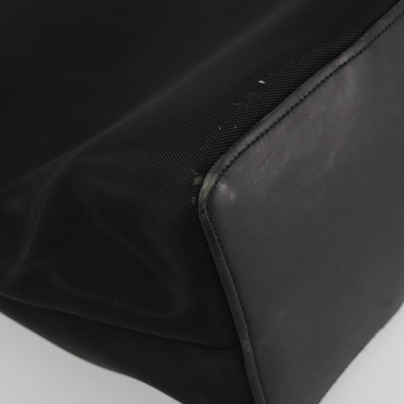 Salvatore Ferragamo Tote Bag Nylon Brown Silver Auth bs36608A