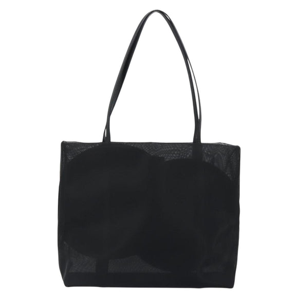 Salvatore Ferragamo Tote Bag Nylon Brown Silver Auth bs36608A